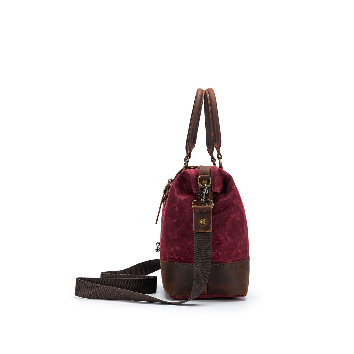 Della Q Maker's Stylish Canvas Satchel in Mustard - Ideal for Crafters