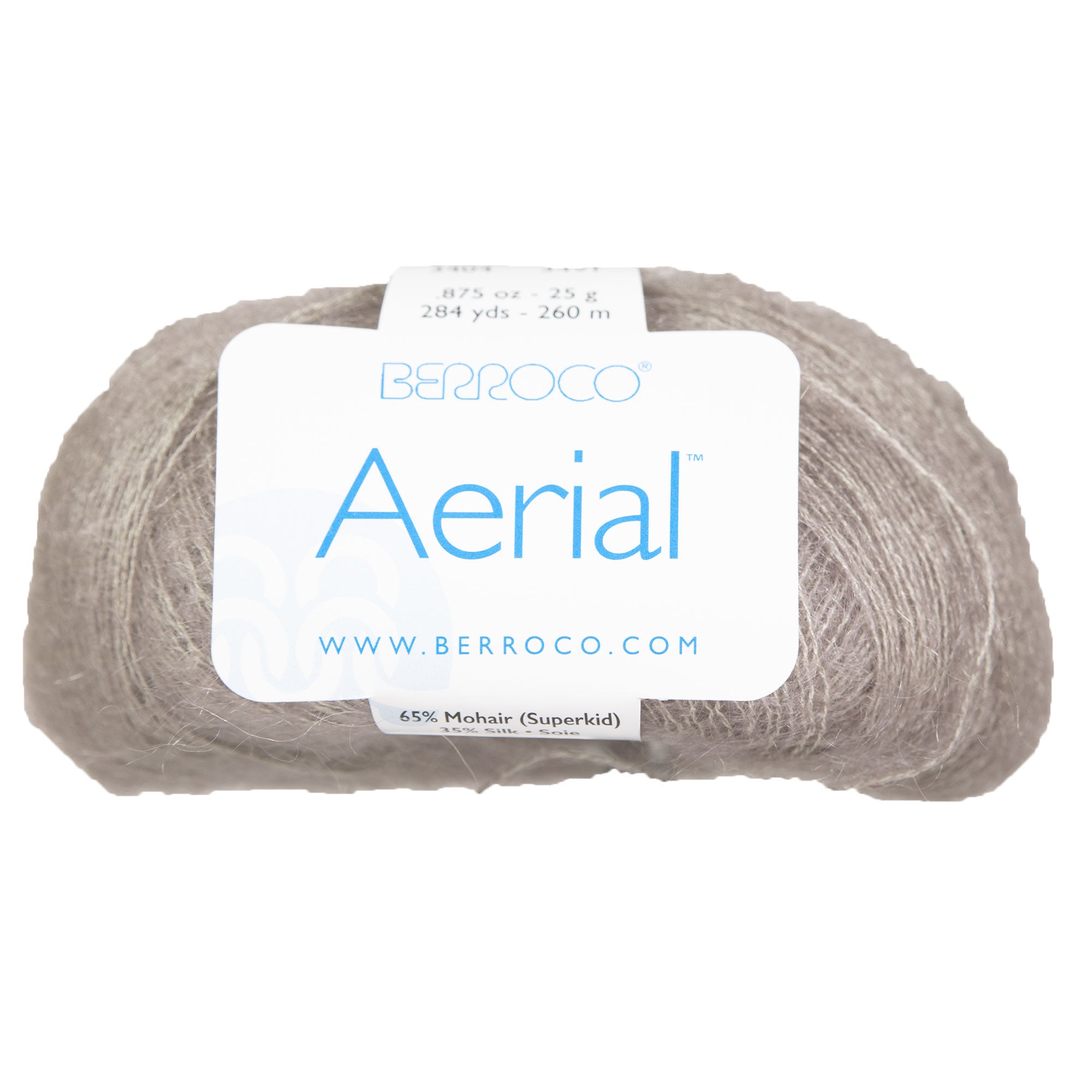 Berroco Aerial Soft Mohair and Shiny Silk Yarn - 3404 Driftwood