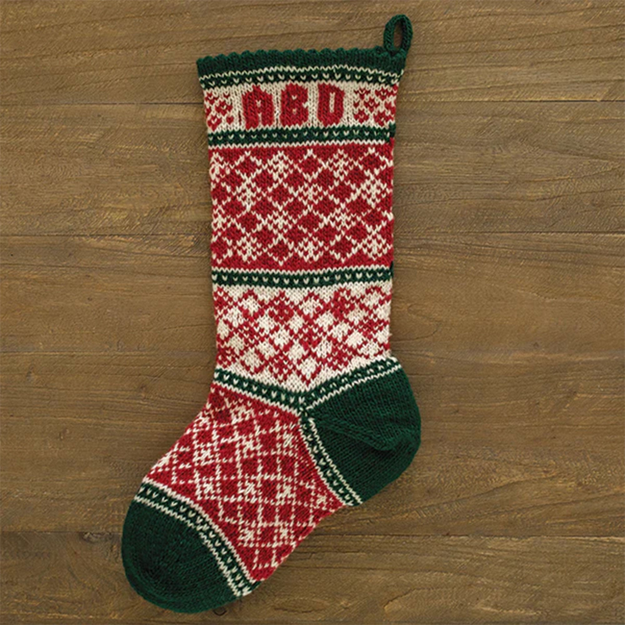 Appalachian Baby Design Exquisite Christmas Diamonds Stocking Kits for a Festive Holiday