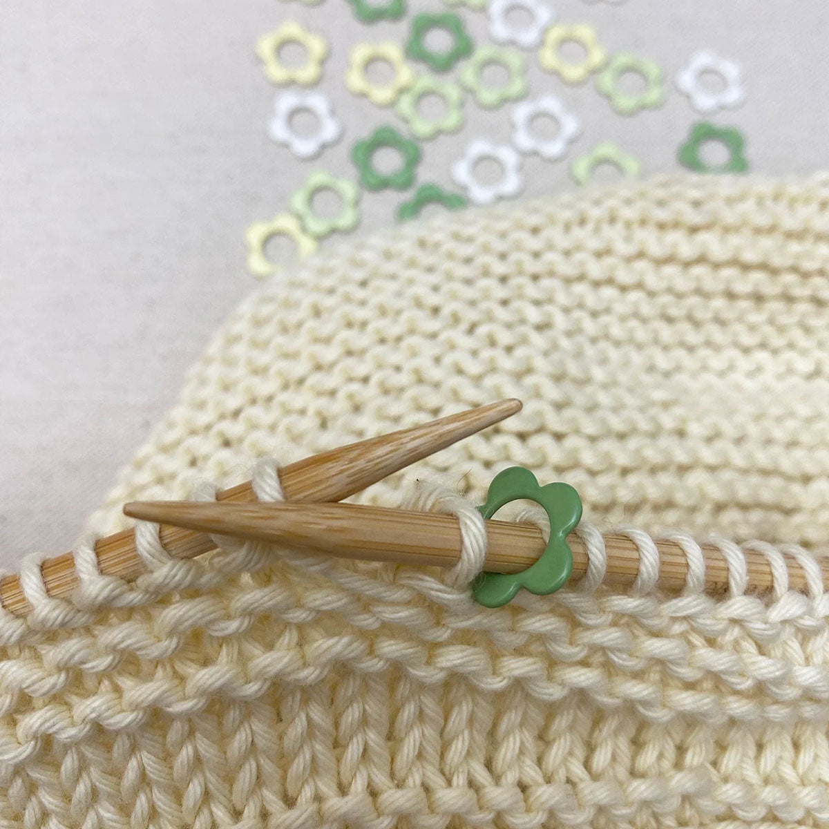 Allstitch Studio Large Seamless Wildflower - Inspired Stitch Markers