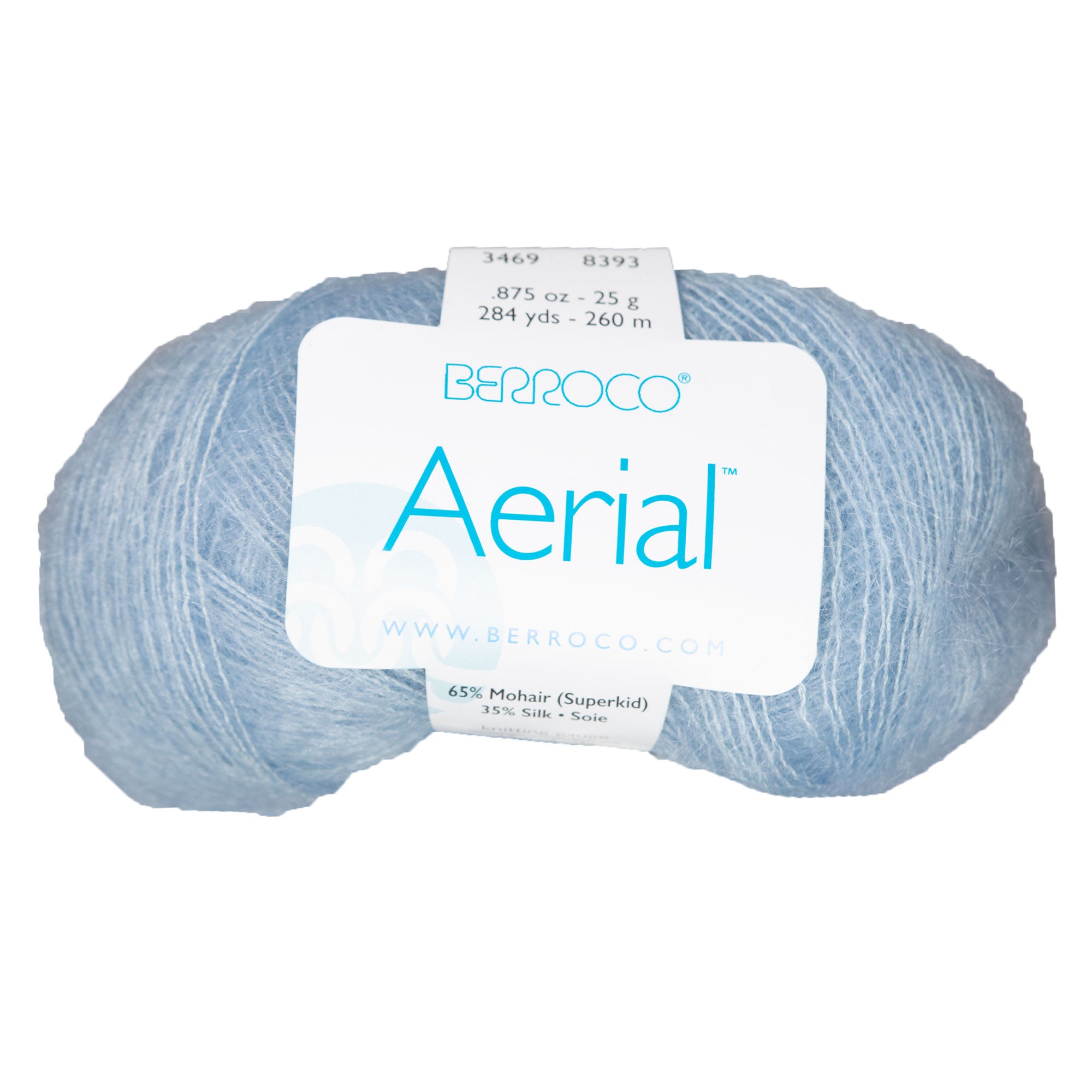 Berroco Aerial Luxury Mohair-Silk Yarn - 3469 Frost