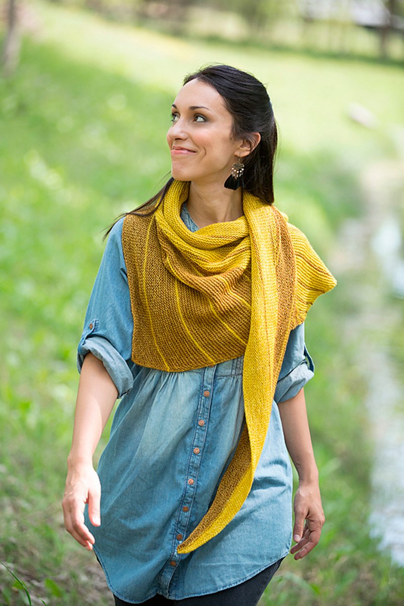 Dream in Color Smooshy At Dawn Stunning Shawl Knitting Kit