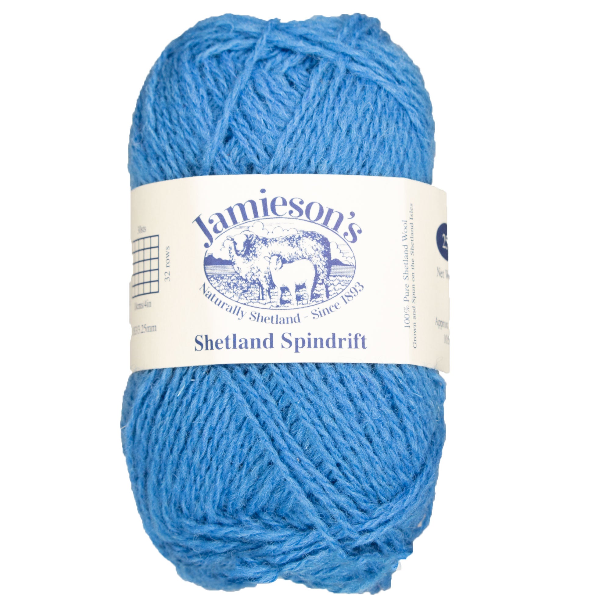 Jamieson's of Shetland Premium Spindrift Yarn - 665 Bluebell