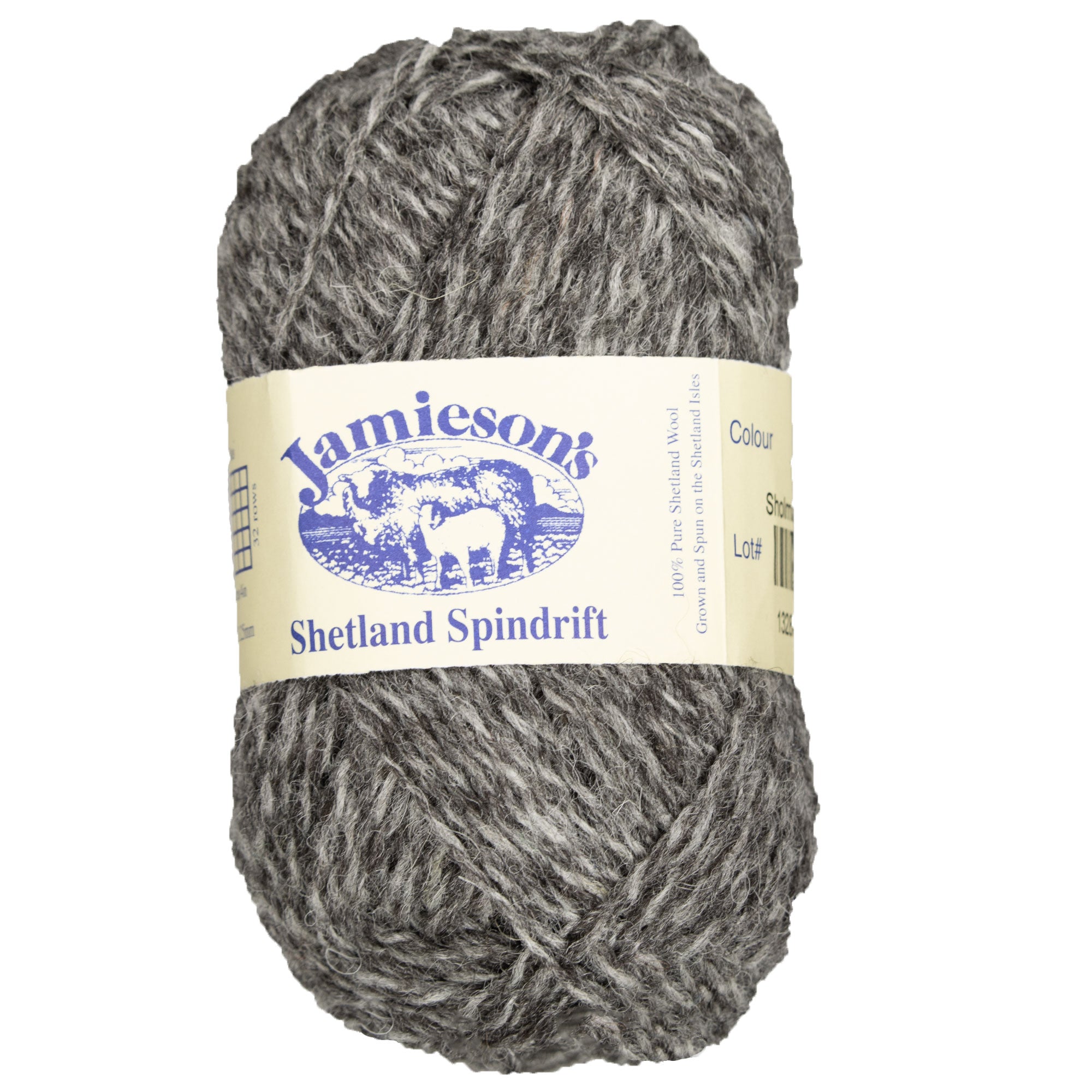 Jamieson's of Shetland Spindrift 2-Ply Yarn - 111 Sholmit/Shaela, 100% Shetland Wool with 225 Color Options