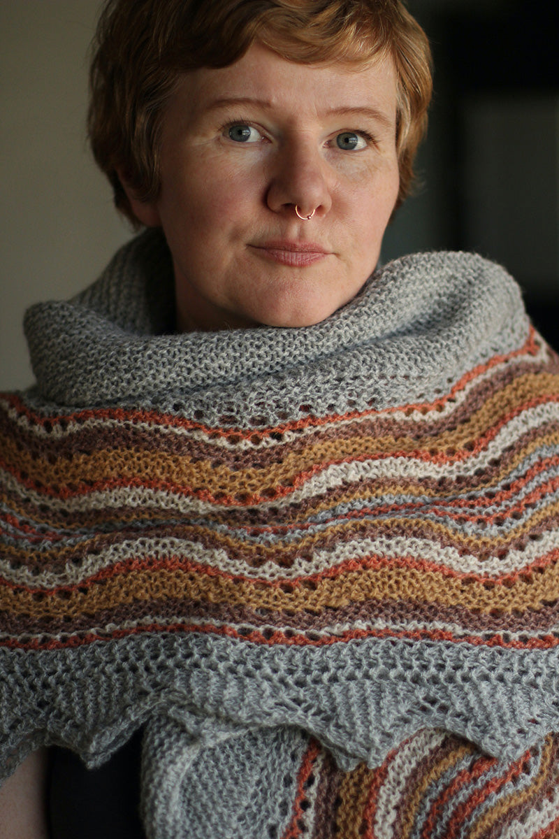 Jamieson's of Shetland Hansel Hap Full Version Kit - Three Colorways, Three Sizes Available