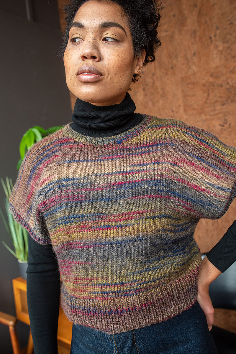 Berroco Booklet 428 - Topaz Patterns - Vajen Casual Tee PDF Download - Versatile for All Seasons