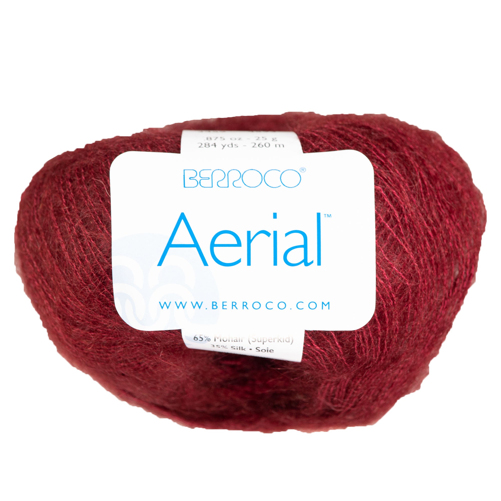 Berroco Aerial Luxury Yarn - 3459 Merlot for Stunning Knitting & Crochet
