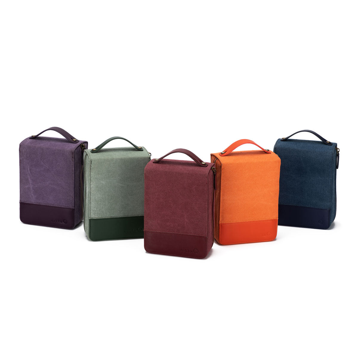 della Q Maker's Stylish Orange Circular Needlecase