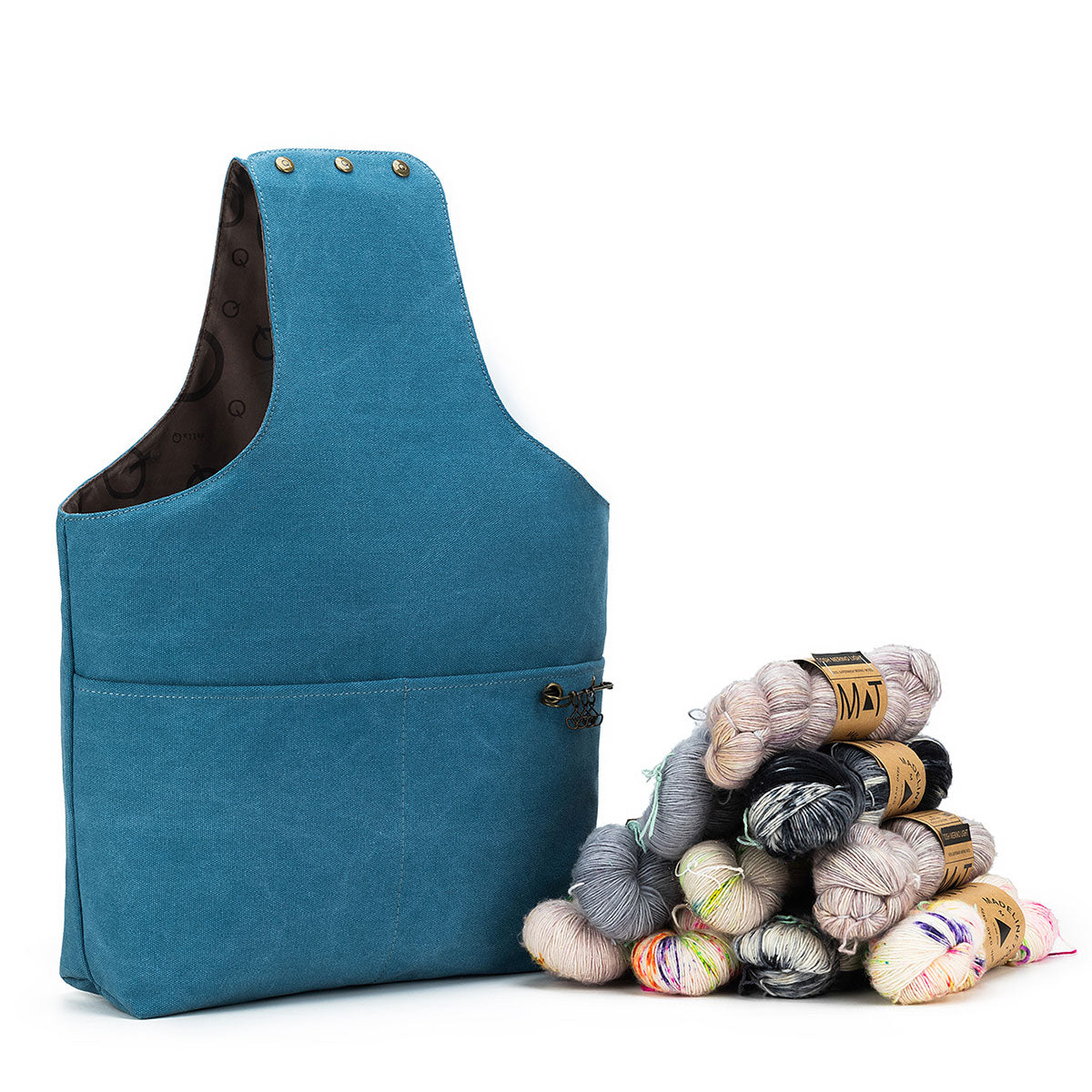 della Q Nora Stylish Bucket Bag - Trendy Teal