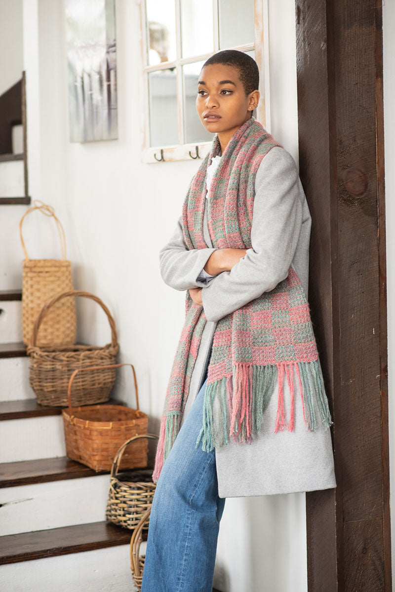 Berroco Booklet 427 - Exclusive Dulce Patterns - Paola Mosaic Scarf PDF Download