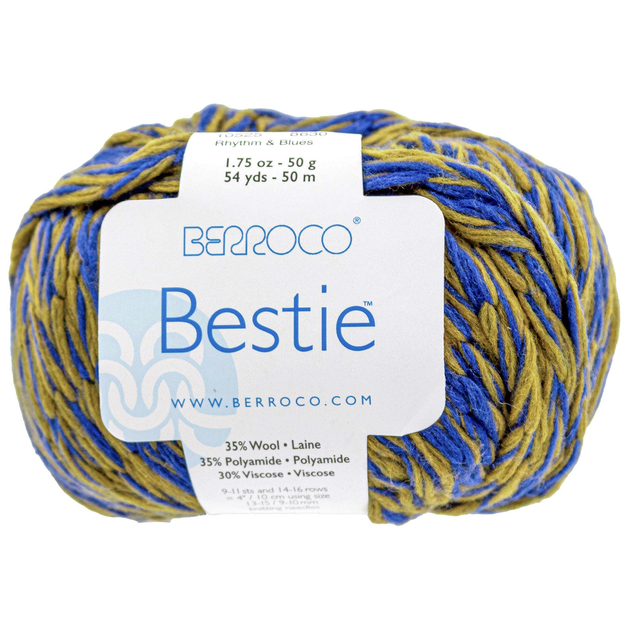 Berroco Bestie Super Bulky Yarn - 10525 Rhythm & Blues for Trendy Crafts