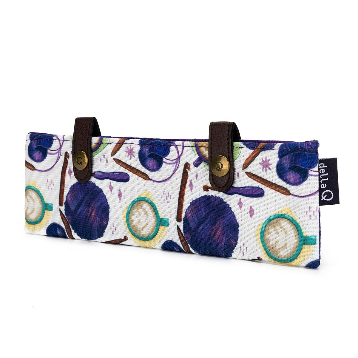 della Q Premium Sock Needle Keeper 1201-1 - Fabric Print Collection for Yarn Bombing