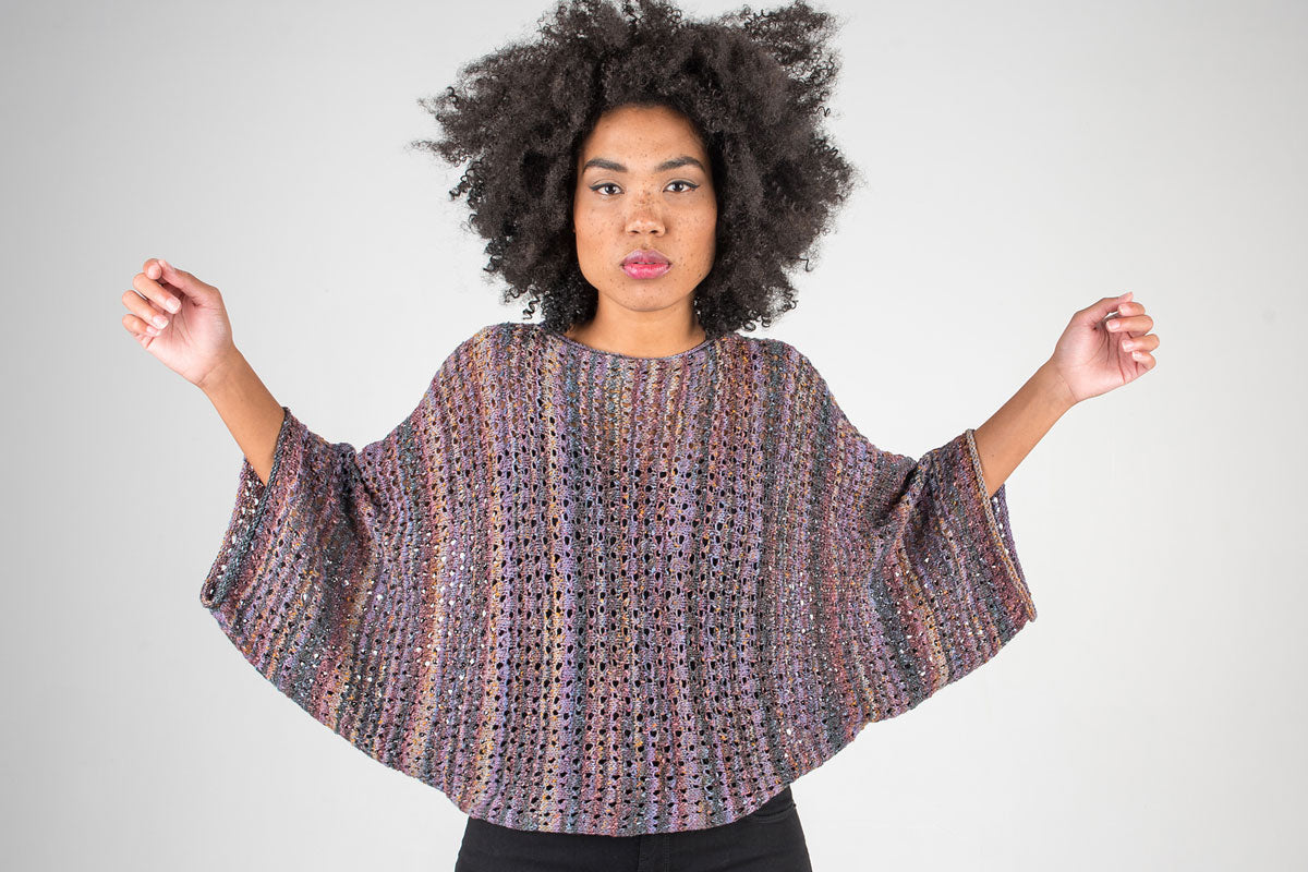 Berroco Booklet #421 Summer Sesame Stripey Pullover Patterns - Sierra - Instant PDF Download