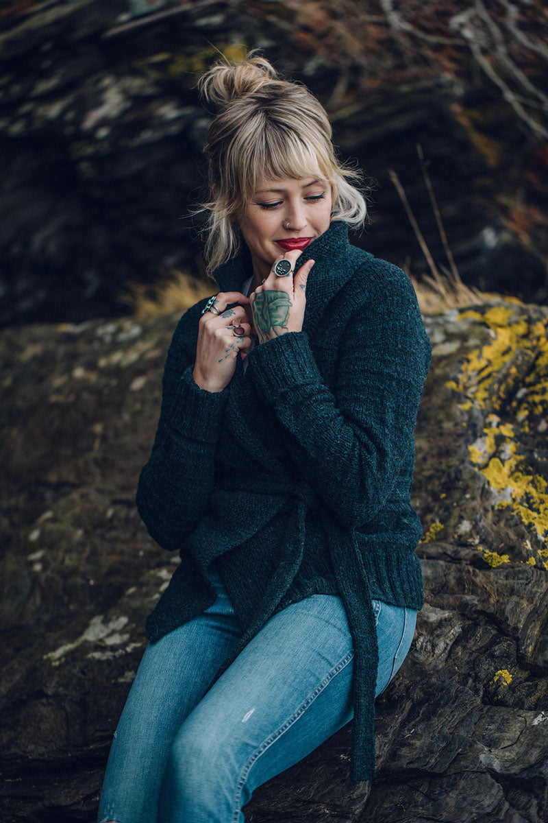 Andrea Mowry Drea Renee Knits - Ginny Soft Knit Sweater Pattern