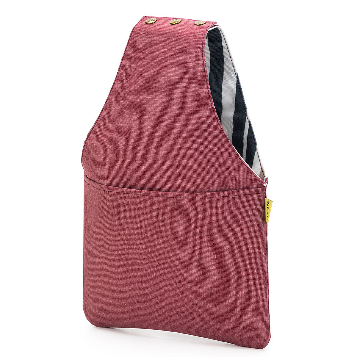 della Q Nora Lightweight Compact Linen - Slate Wrist Bag - 1300-1