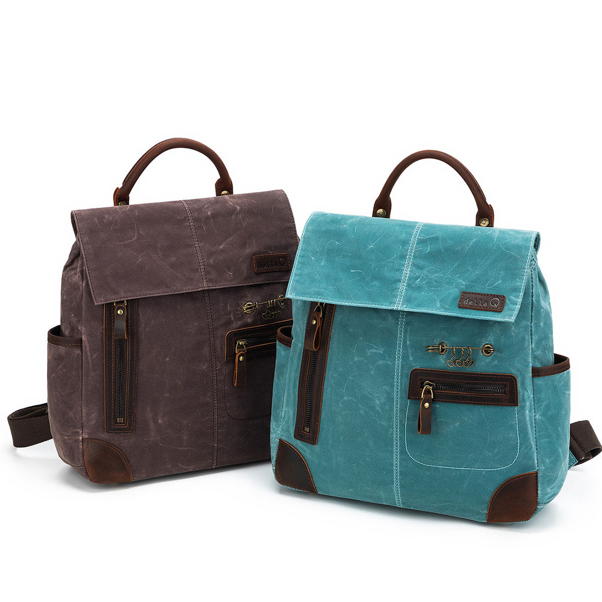 della Q Maker's Ideal Midi Backpack - Cocoa for Crafting Enthusiasts