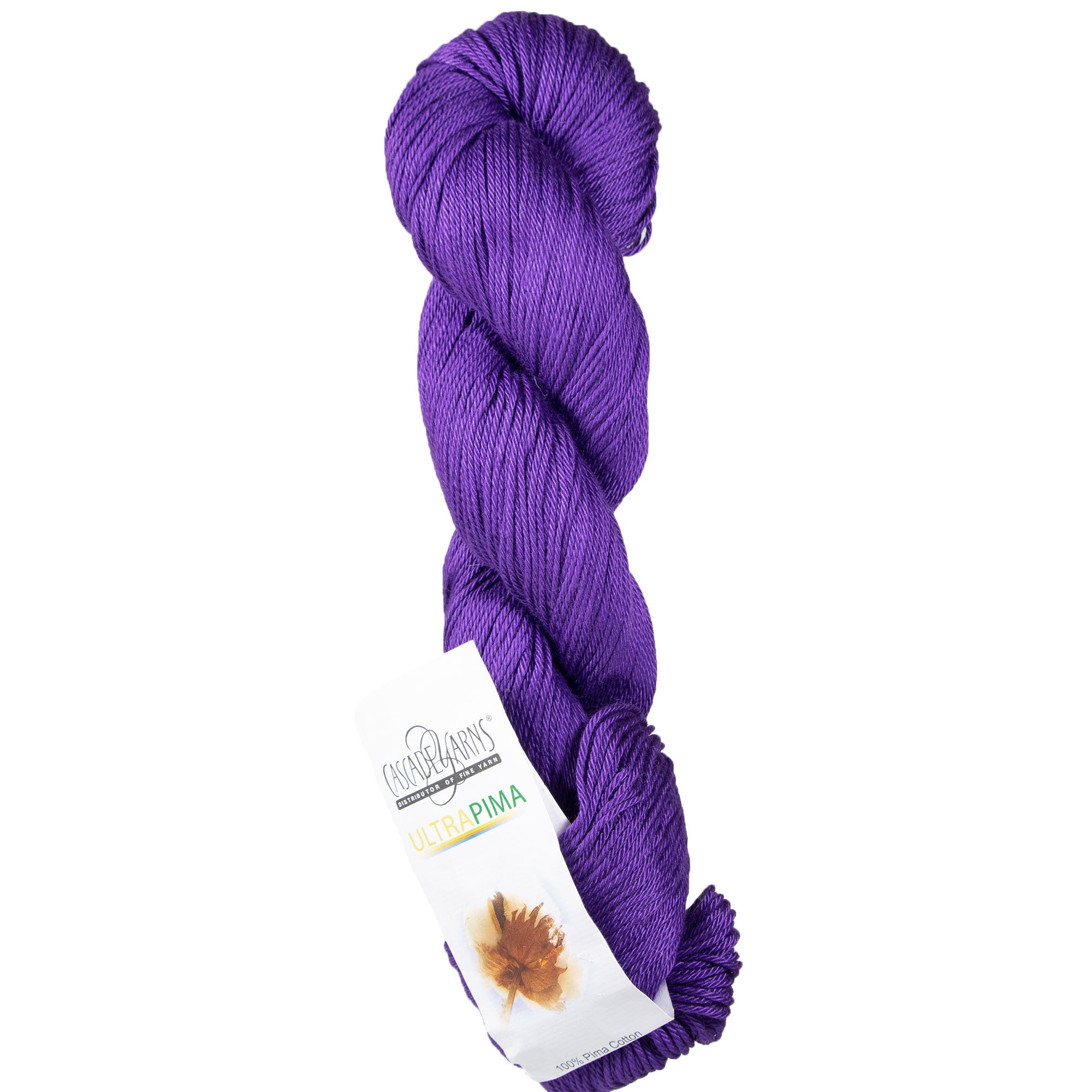 Cascade Yarns Ultra Pima DK - Weight Yarn in 3821 Deep Periwinkle for All - Year - Round Crafting