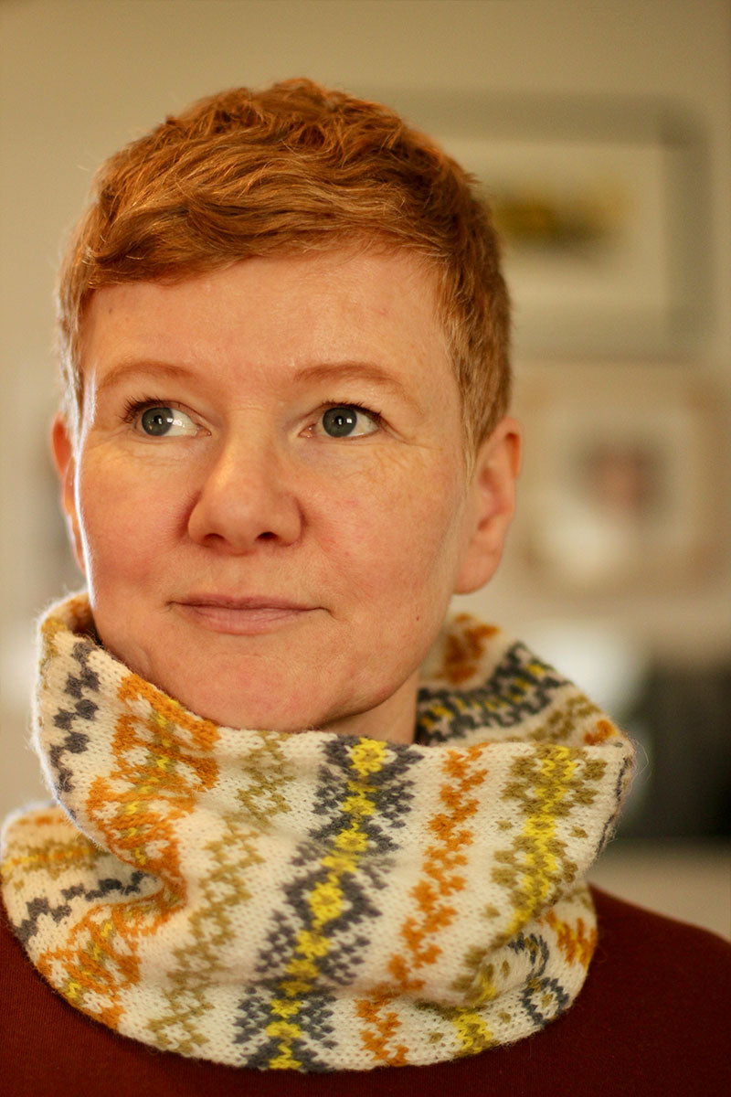 Jamieson's of Shetland Haslock Cowl Kits - Exquisite Palette A for Knitting Enthusiasts