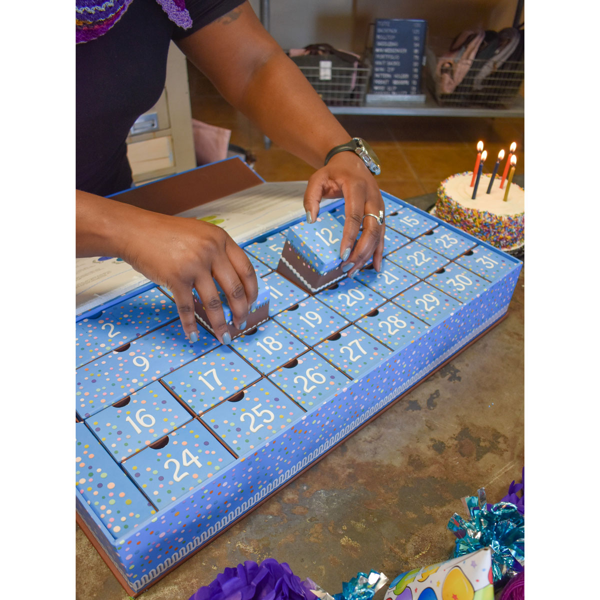 2023 Jimmy Beans Wool Exclusive Birthday Box Kits - Birthday Suit in Stunning Purples
