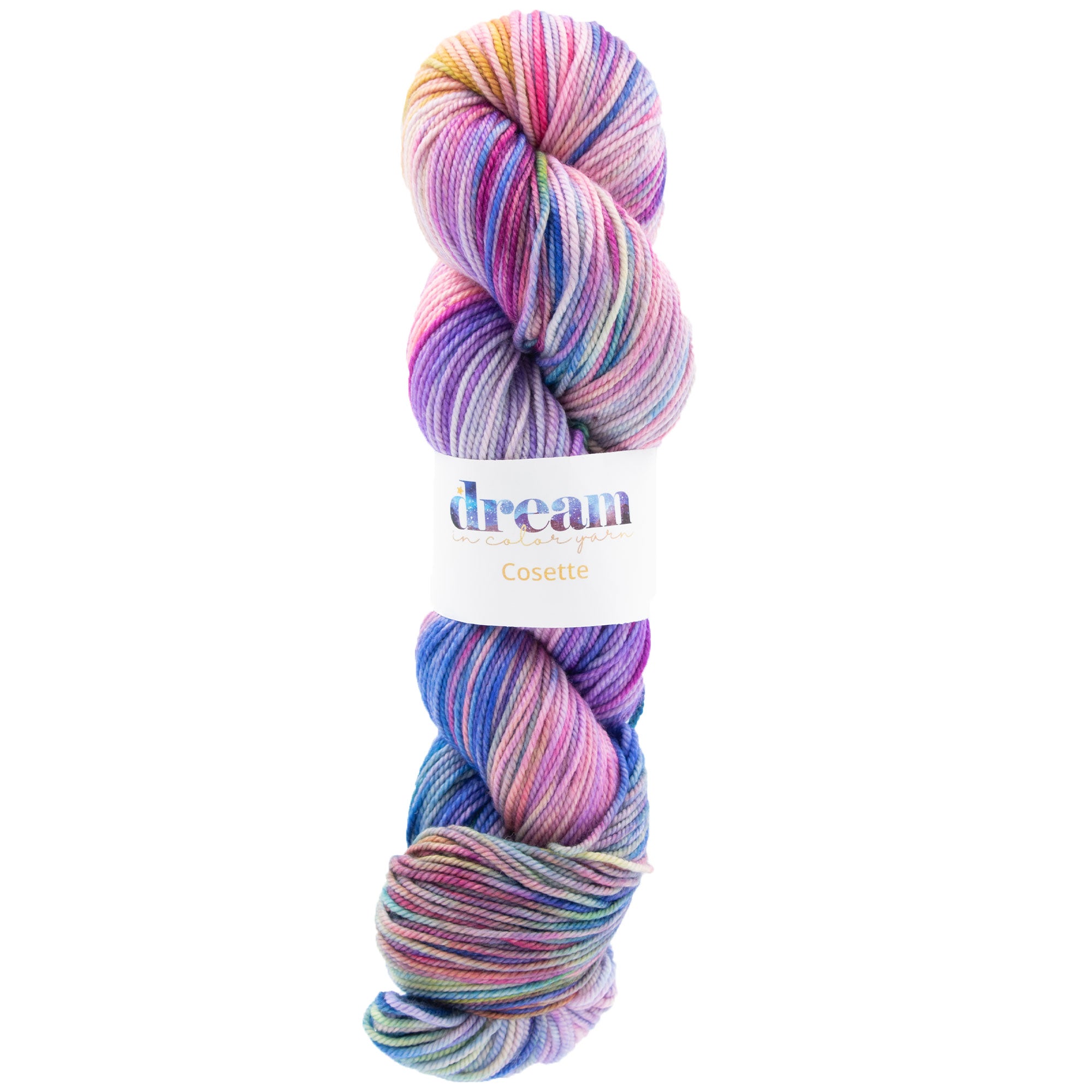 Dream in Color Cosette Yarn - Retro Vibe: Superwash Wool with Cashmere and Nylon Blend