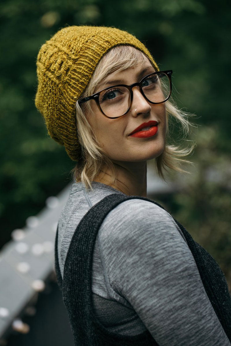 Andrea Mowry Drea Renee Knits Honey Study Knitting Patterns - Honey - Colored Yarn Hat Design