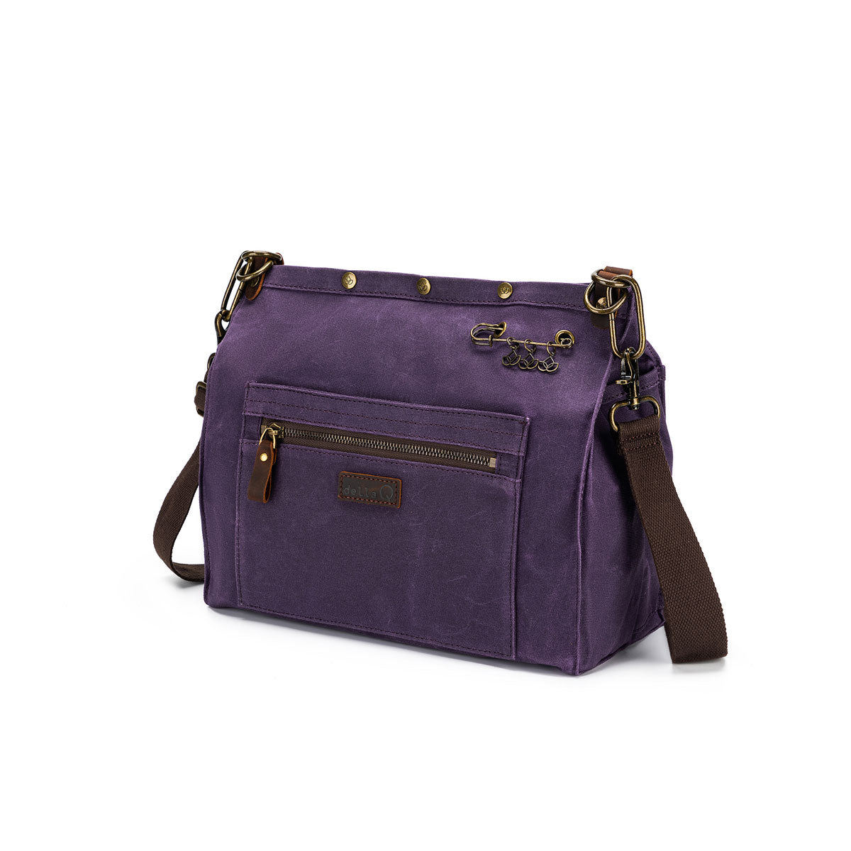della Q Maker's Purple Canvas Rucksack - Ideal for Craft Projects