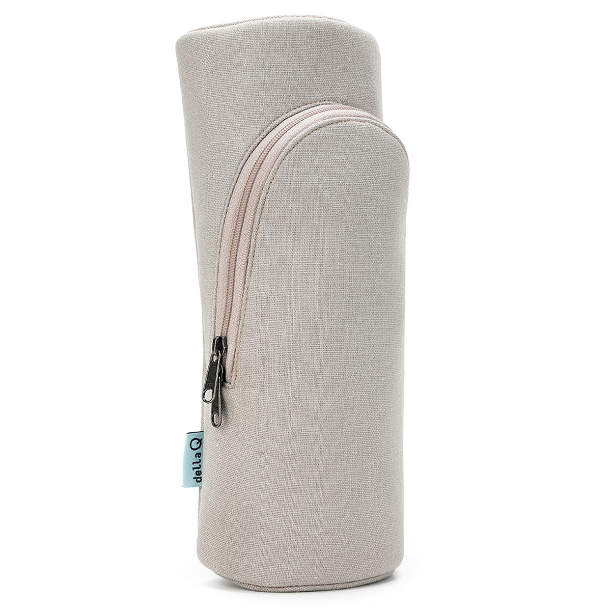 della Q Standing Needle Case - 600 - Premium Linen - Pebble Color