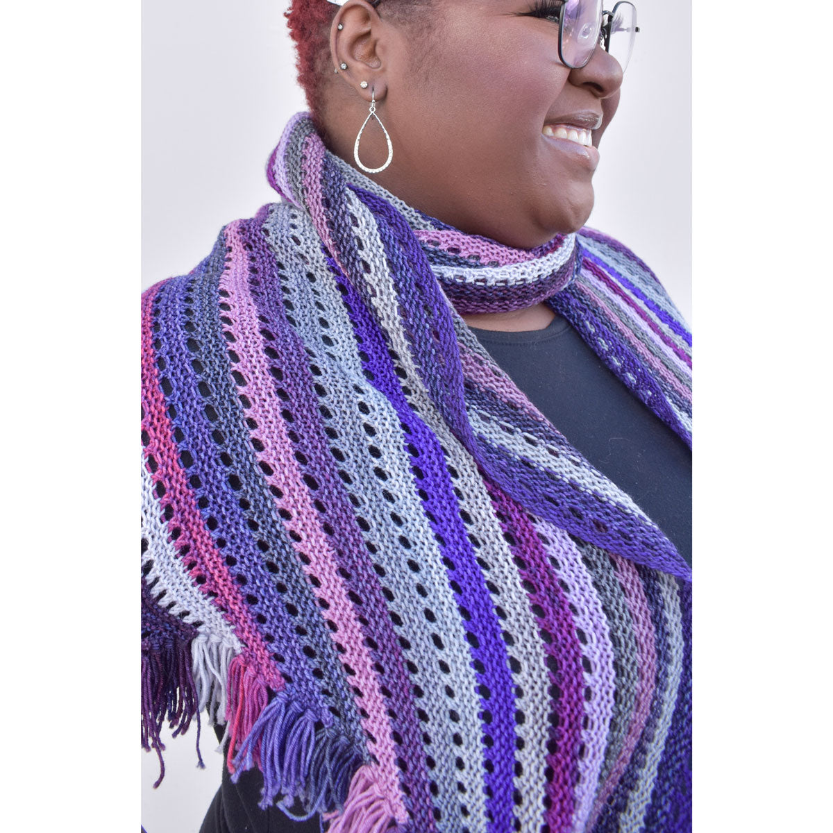 2023 Jimmy Beans Wool Exclusive Birthday Box Kits - Birthday Suit in Stunning Purples