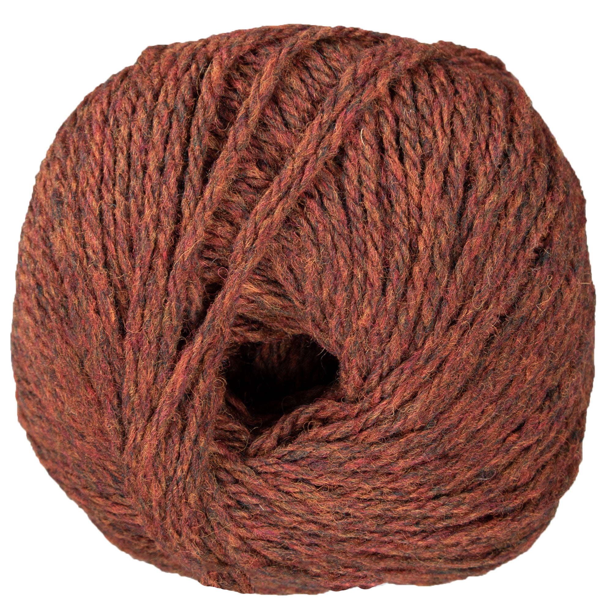 Jamieson's of Shetland Marl Chunky Yarn - 199 Copper Beech - Ideal for Icelandic-Style Knit & Crochet
