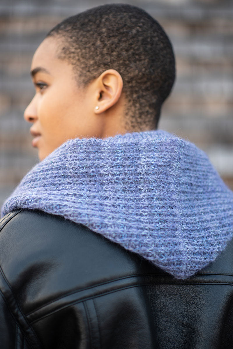 Berroco Booklet 427 - Dulce Patterns - Eloisa Cozy Scarf-Hood Hybrid PDF Download