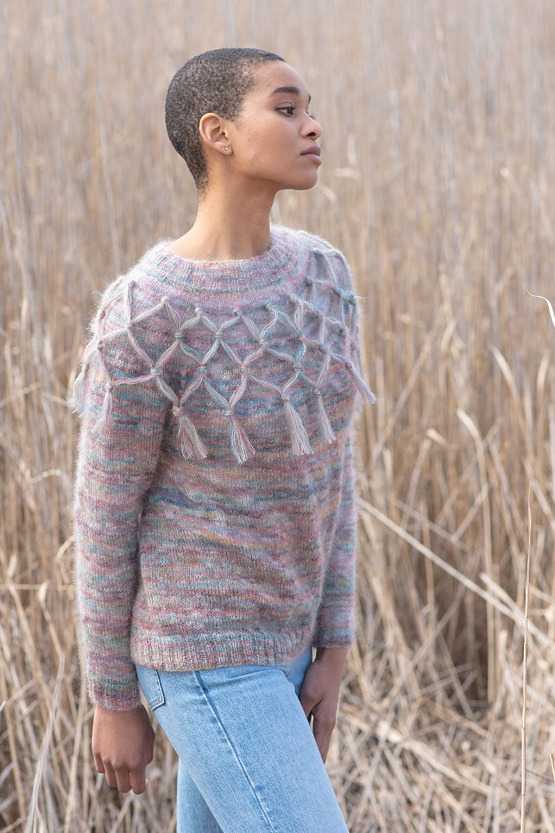 Berroco Aerial and Aerial Color Patterns - Dylla Pullover Pattern - PDF Download