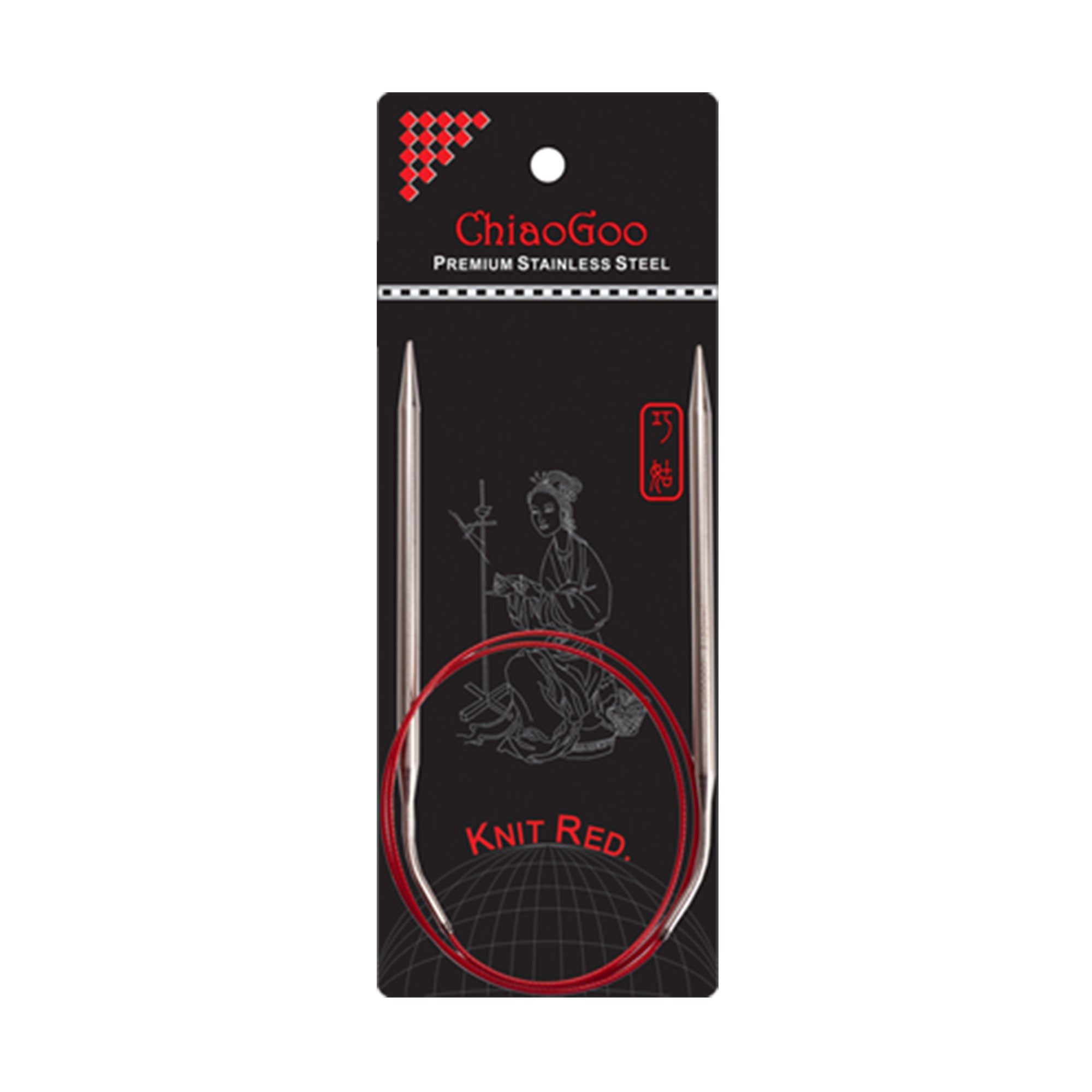 Popular ChiaoGoo Knit RED Circular Needles - US 0 (2.00mm) - 32