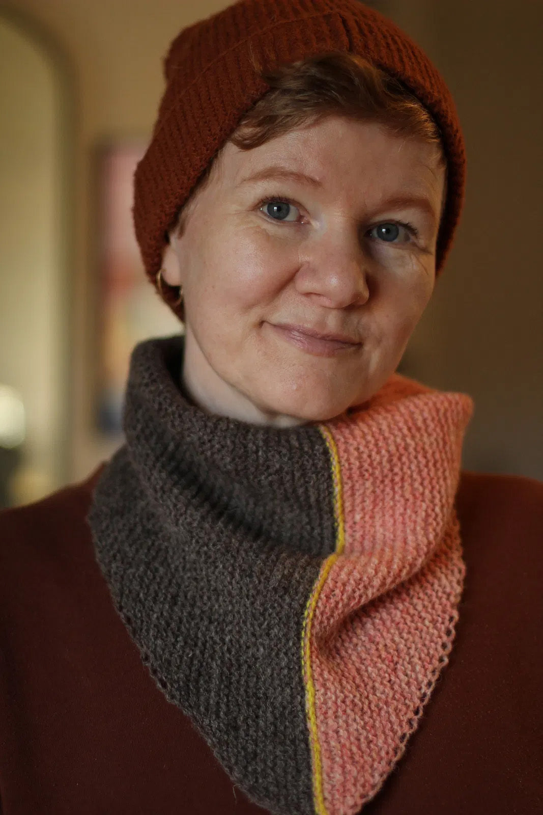 Jamieson's of Shetland Riggies Cowls Knitting Kit - Small (Large) Size