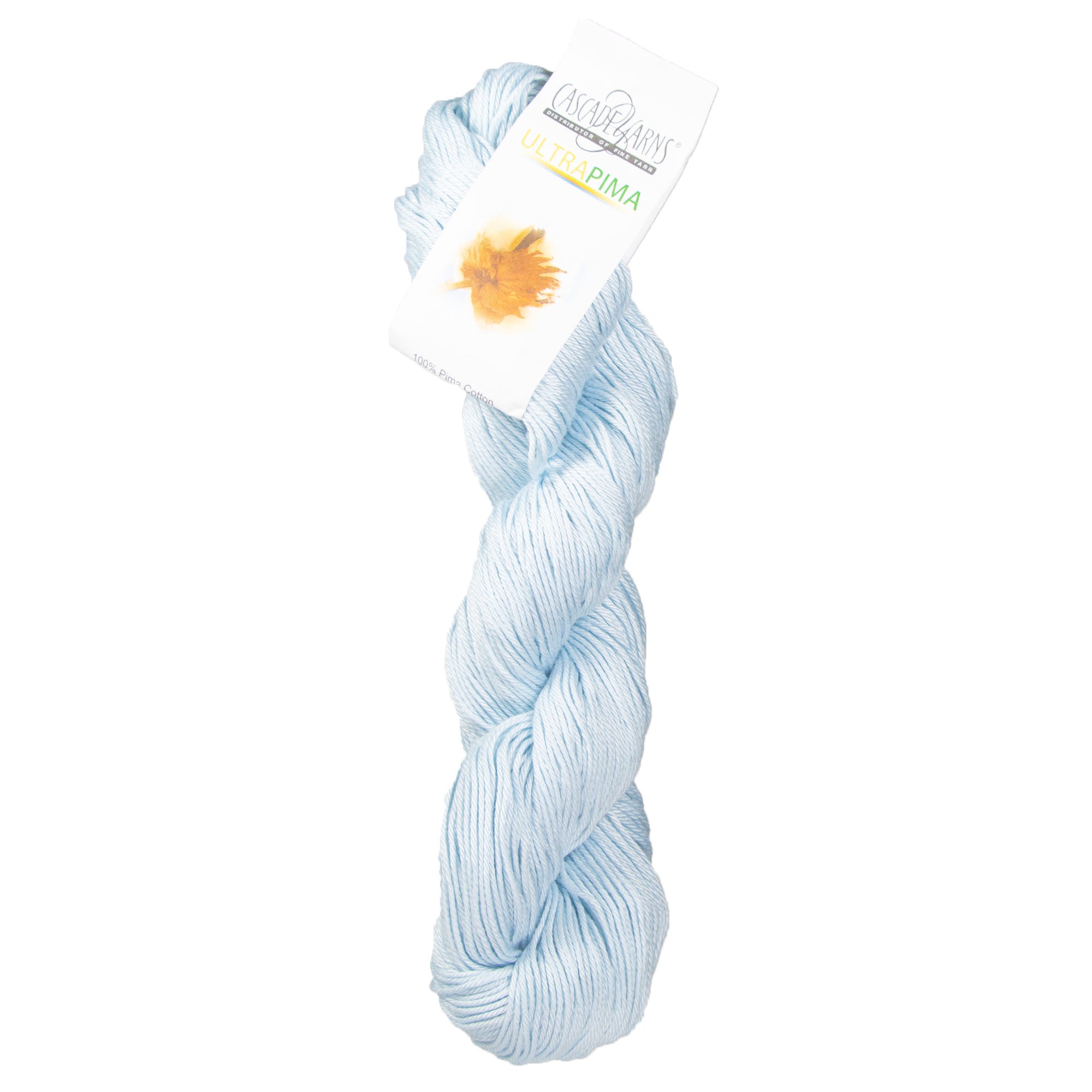 Cascade Yarns Ultra Pima Yarn - 3731 Alaska Sky: Ideal for Year - Round DK - Weight Projects
