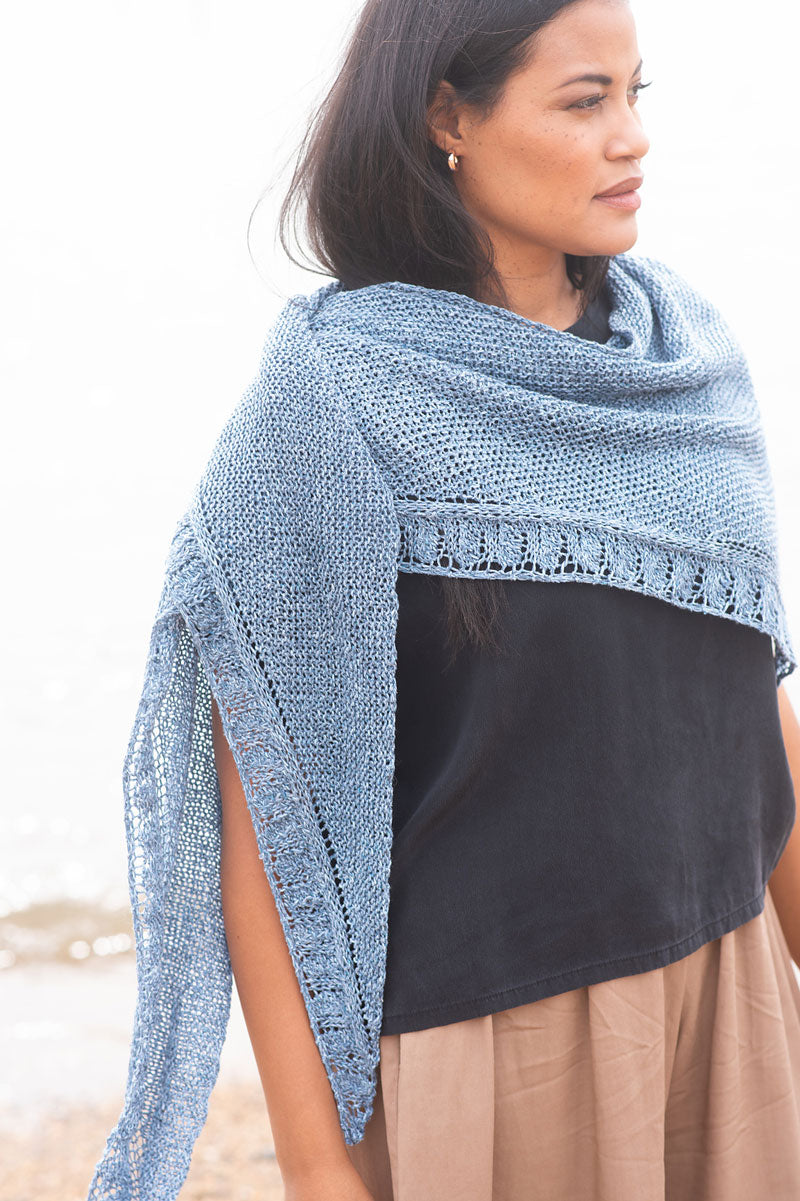 Berroco Booklet 423 - Chai Patterns - Iris Shawl PDF Download - Perfect Summer Knit