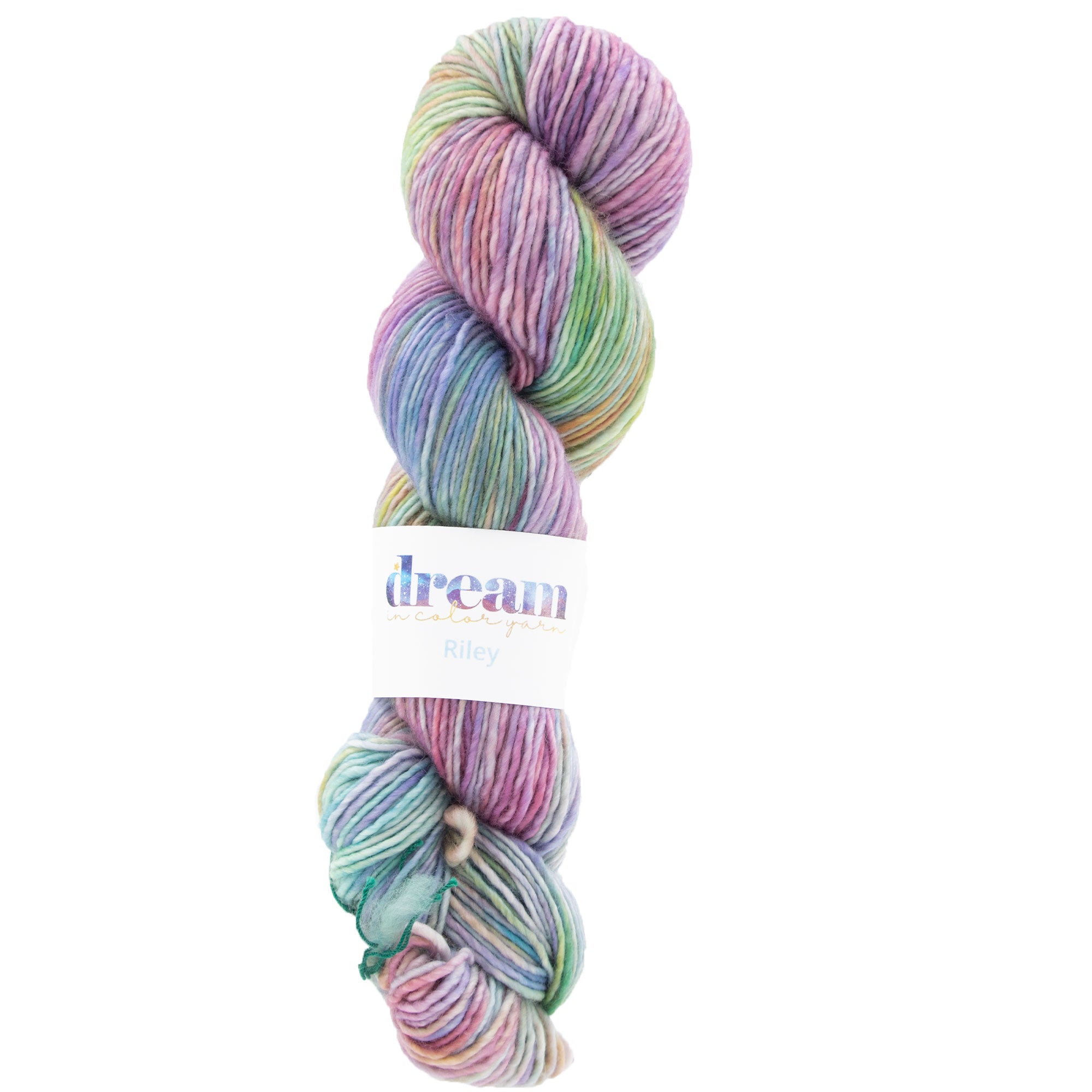 Dream in Color Riley Yarn - Milky Spite: Superwash Merino Wool for Knitting & Crochet