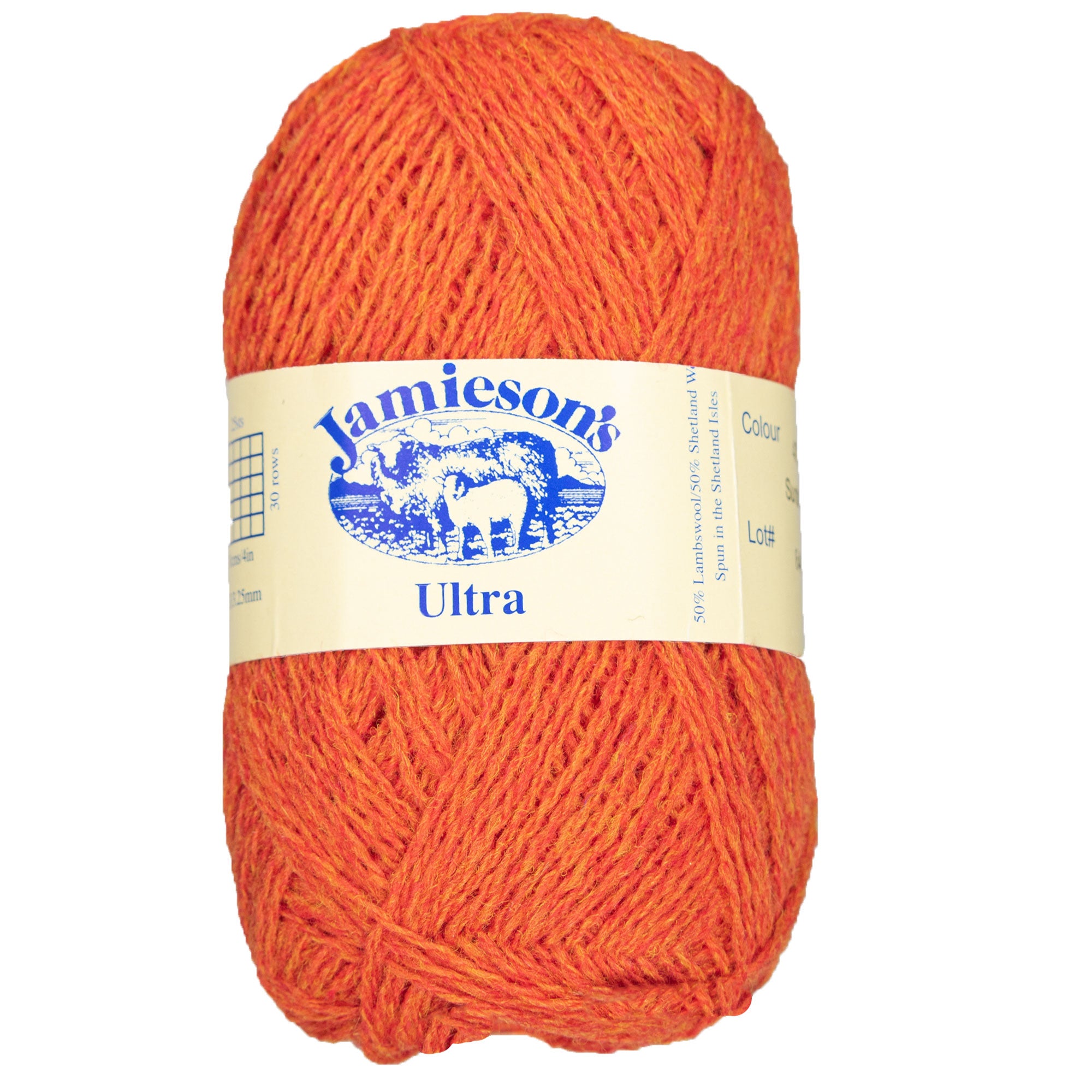 Jamieson's of Shetland Ultra Soft Lace Weight Yarn - 472 Sunburst, Ideal for Baby Projects and Shawls