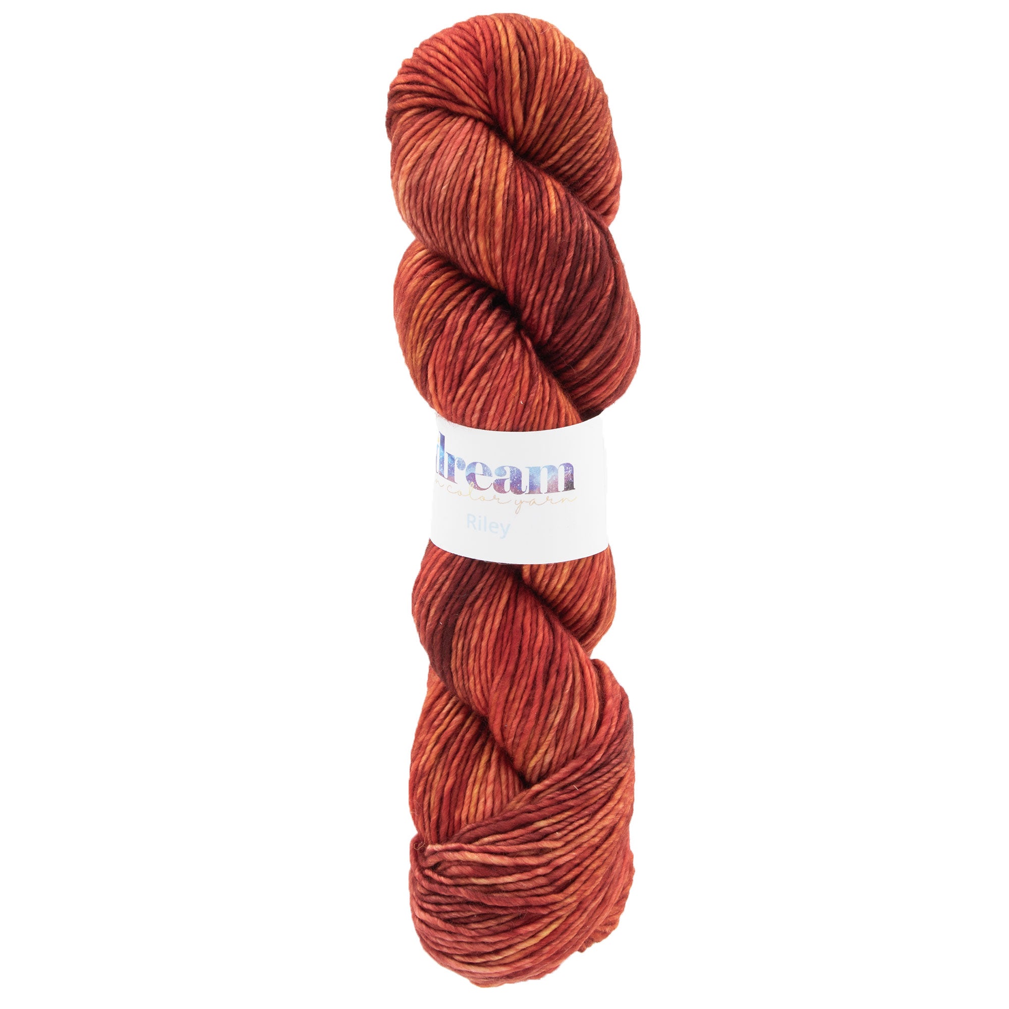 Dream in Color Riley Chili Yarn - Premium Superwash Merino for Knitting and Crochet