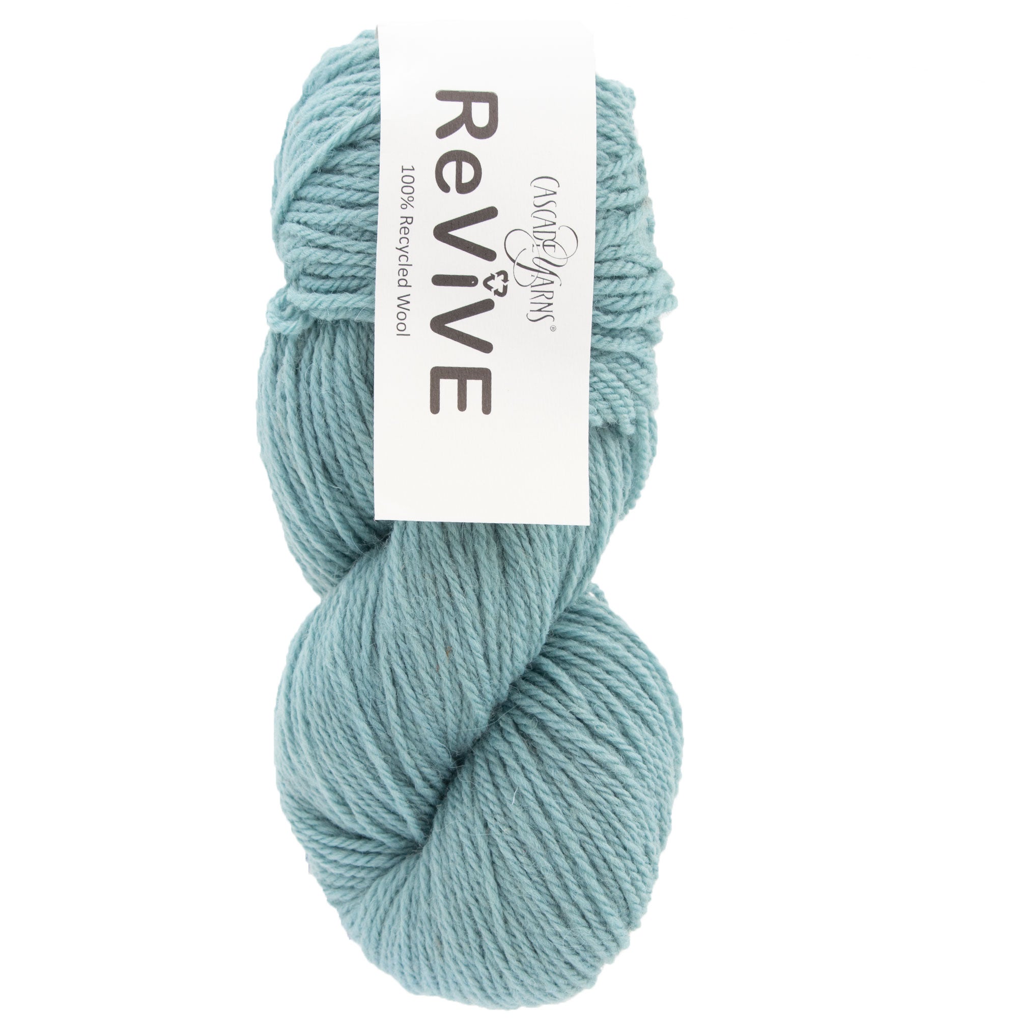 Cascade Yarns ReVive Worsted Gauge Recycled Wool Yarn - 24 Pale Aqua