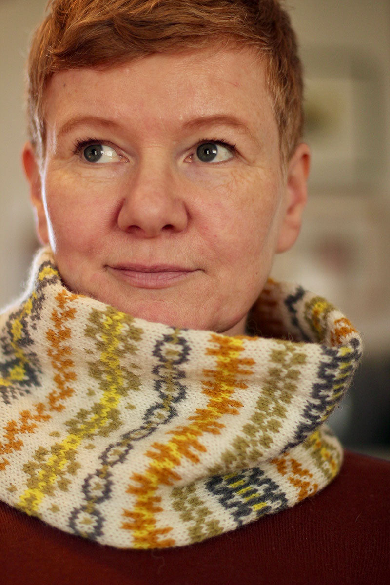 Jamieson's of Shetland Haslock Cowl Kits - Exquisite Palette A for Knitting Enthusiasts