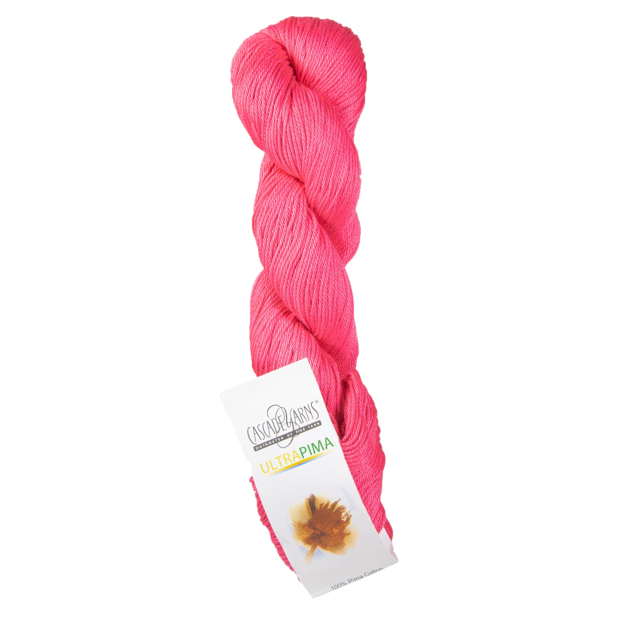 Cascade Yarns Premium Ultra Pima Yarn in 3802 Honeysuckle - Ideal for Year - Round Crafting
