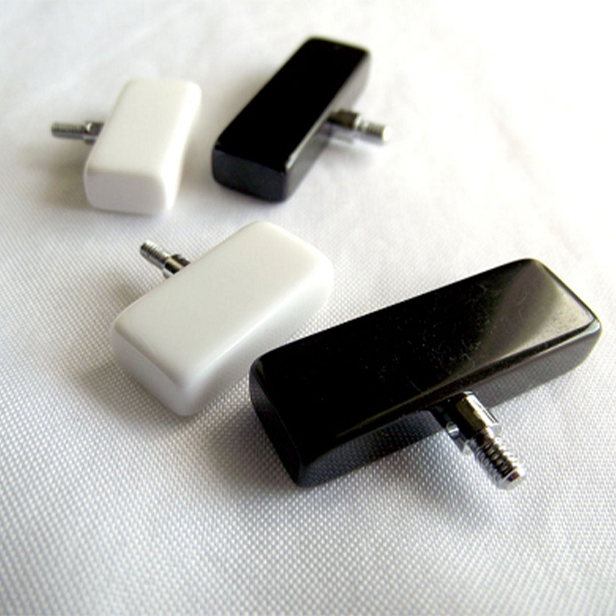ChiaoGoo Large [L] Black End Stoppers - Ideal for Needle Size Switching in Projects