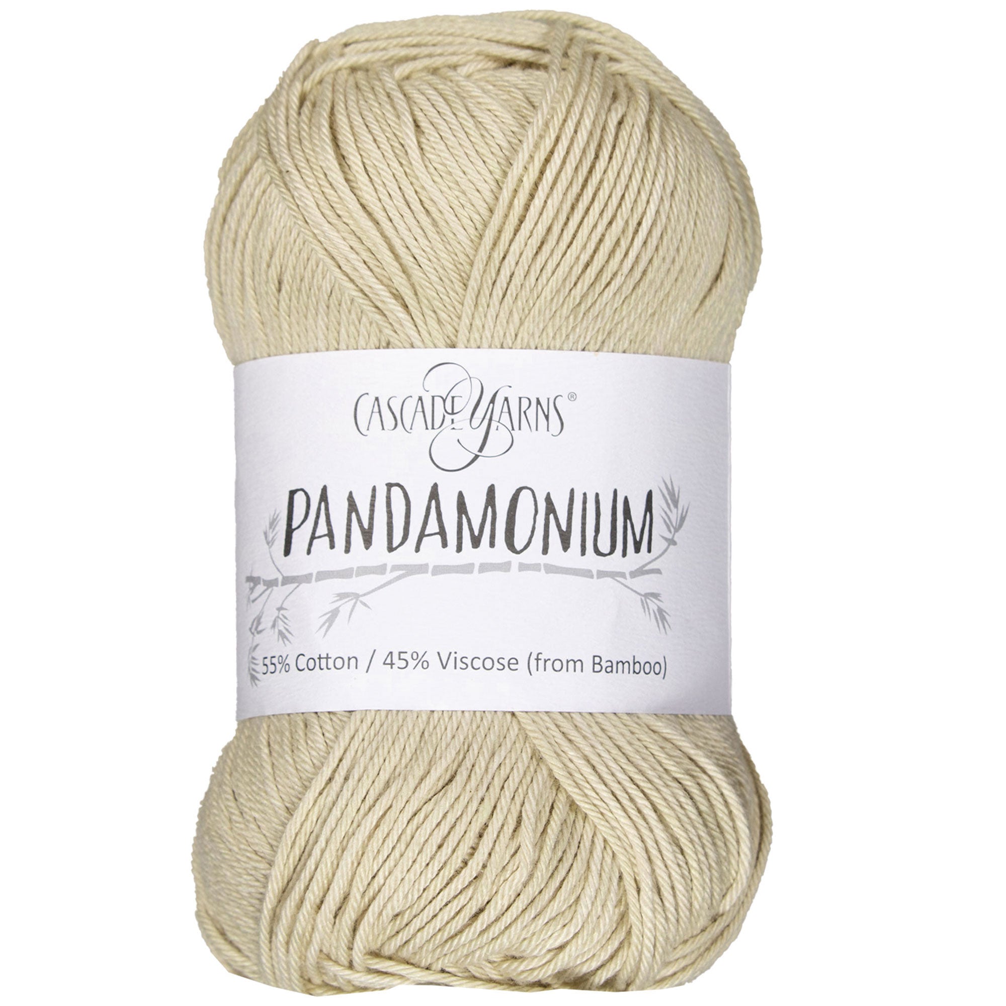 Cascade Yarns Pandamonium DK Yarn - 28 Sand: Soft Blend of Cotton & Bamboo Viscose