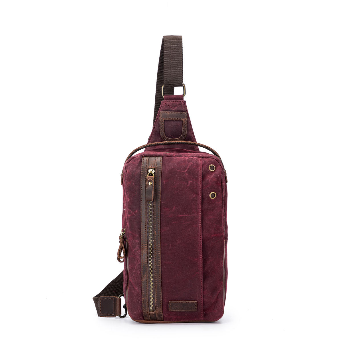 della Q Maker's Stylish Mini Messenger Bag - Red