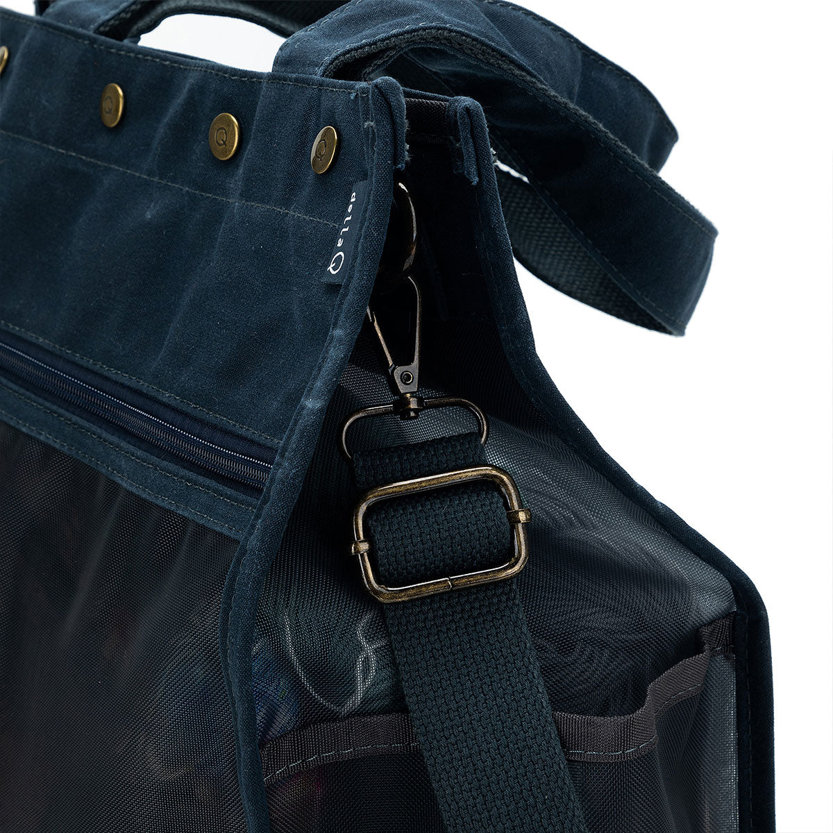 della Q Premium Maker's Tall Mesh Tote - Blue for Crafting Enthusiasts