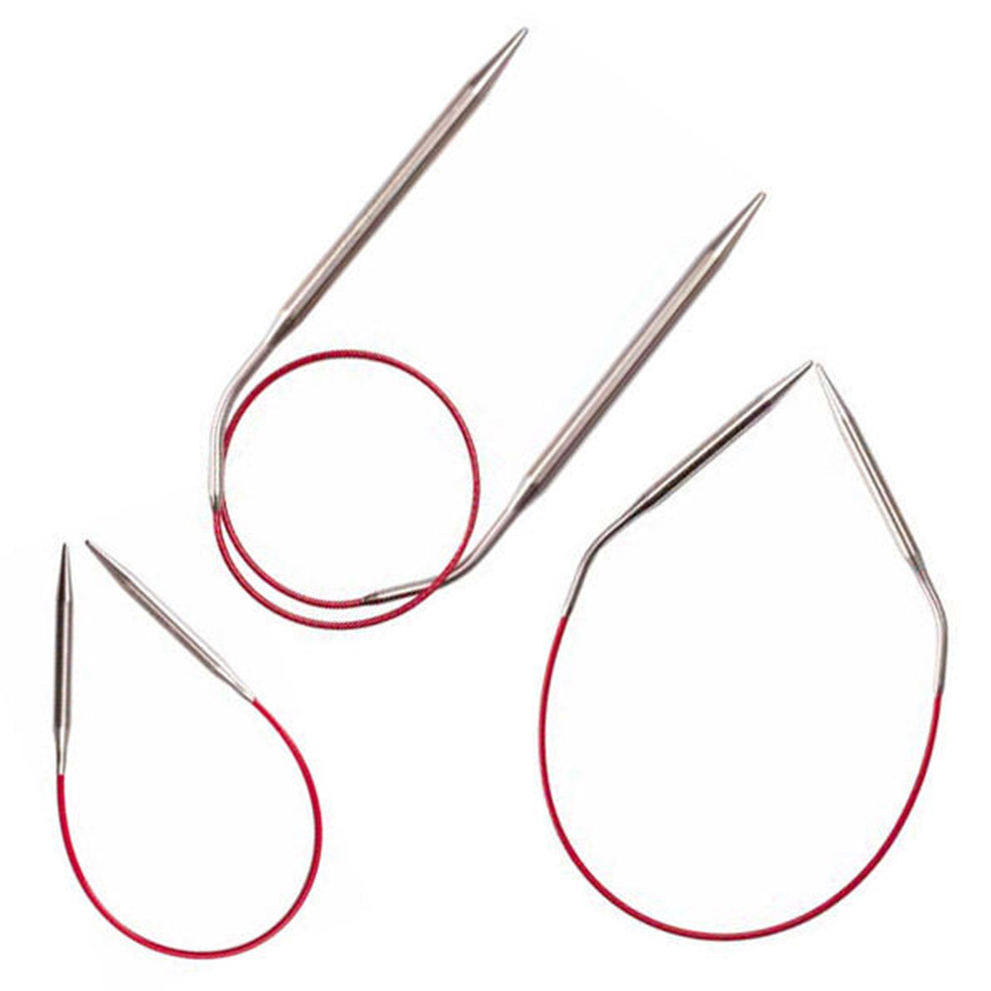 ChiaoGoo Premium Knit RED Circular Needles - Super Smooth US 3 (3.25mm) - 9 Inches