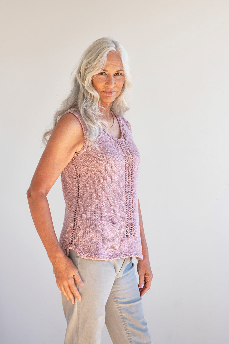 Berroco Meraki Patterns - Lilika Tank Pattern - Instant PDF Download for Exquisite Layering
