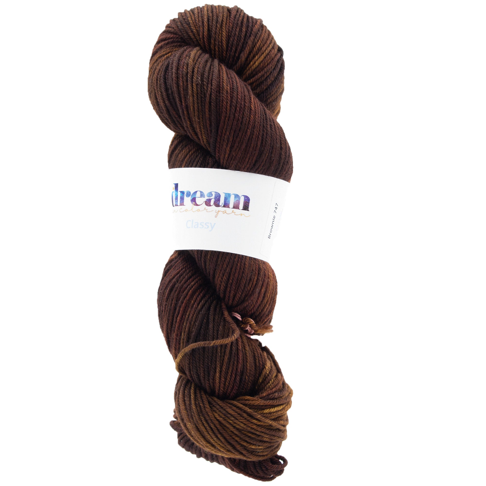Dream in Color Classy Yarn - Brownie: Soft Superwash Merino Wool for All Projects