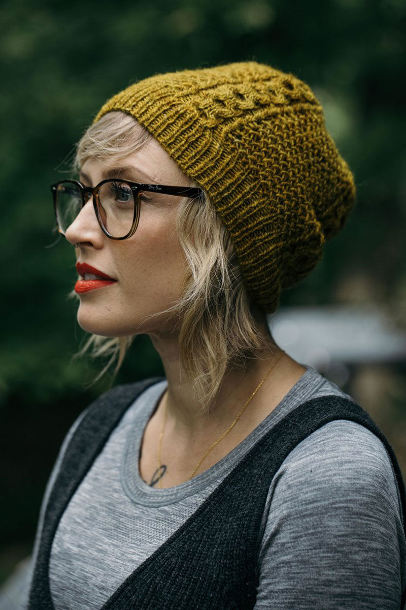 Andrea Mowry Drea Renee Knits Honey Study Knitting Patterns - Honey - Colored Yarn Hat Design