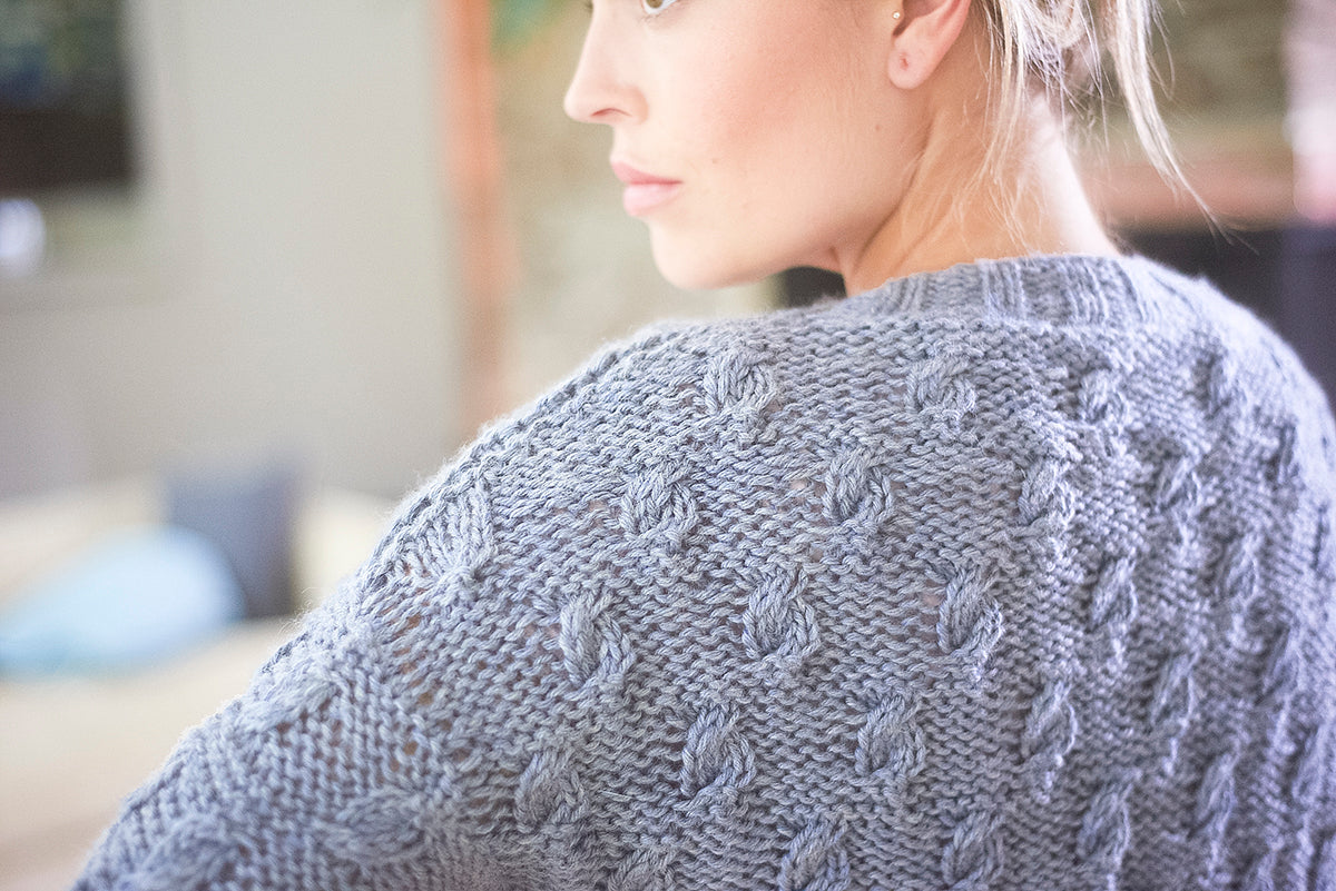 Berroco Booklet 413 Ultra Wool Chunky Patterns - Bennett Stylish Sweater PDF Download